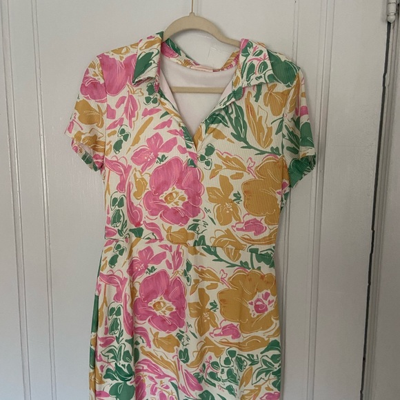 Flower power mini dress ASOS size L - Picture 2 of 2